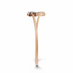 Load image into Gallery viewer, Twin Hearts Bracelet - 18Kt Rose Gold vermeil
