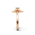Load image into Gallery viewer, Sun Star Ring - 18Kt Rose Gold vermeil

