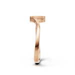 Load image into Gallery viewer, Stardust Swirl Ring - 18Kt Rose Gold vermeil

