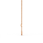 Load image into Gallery viewer, The &quot;Line &amp; Kite&quot; Necklace-18Kt Rose Gold vermeil
