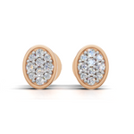 Load image into Gallery viewer, Stardust Swirl Earring - 18Kt Rose Gold vermeil
