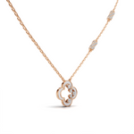 Load image into Gallery viewer, The &quot;Petal Luxe&quot; Necklace-18Kt Rose Gold vermeil
