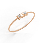 Load image into Gallery viewer, Golden Cross Bracelet - 18Kt Rose Gold vermeil
