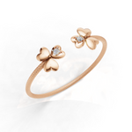 Load image into Gallery viewer, Heart To Heart Bracelet - 18Kt Rose Gold vermeil
