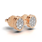 Load image into Gallery viewer, Stardust Swirl Earring - 18Kt Rose Gold vermeil
