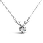 Load image into Gallery viewer, reindeer Heart pendant-with chain
