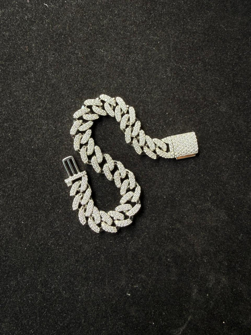 Unisex Diamond cuban bracelet