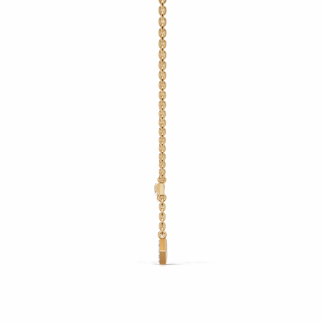 The "Line & Kite" Necklace-18Kt Gold vermeil