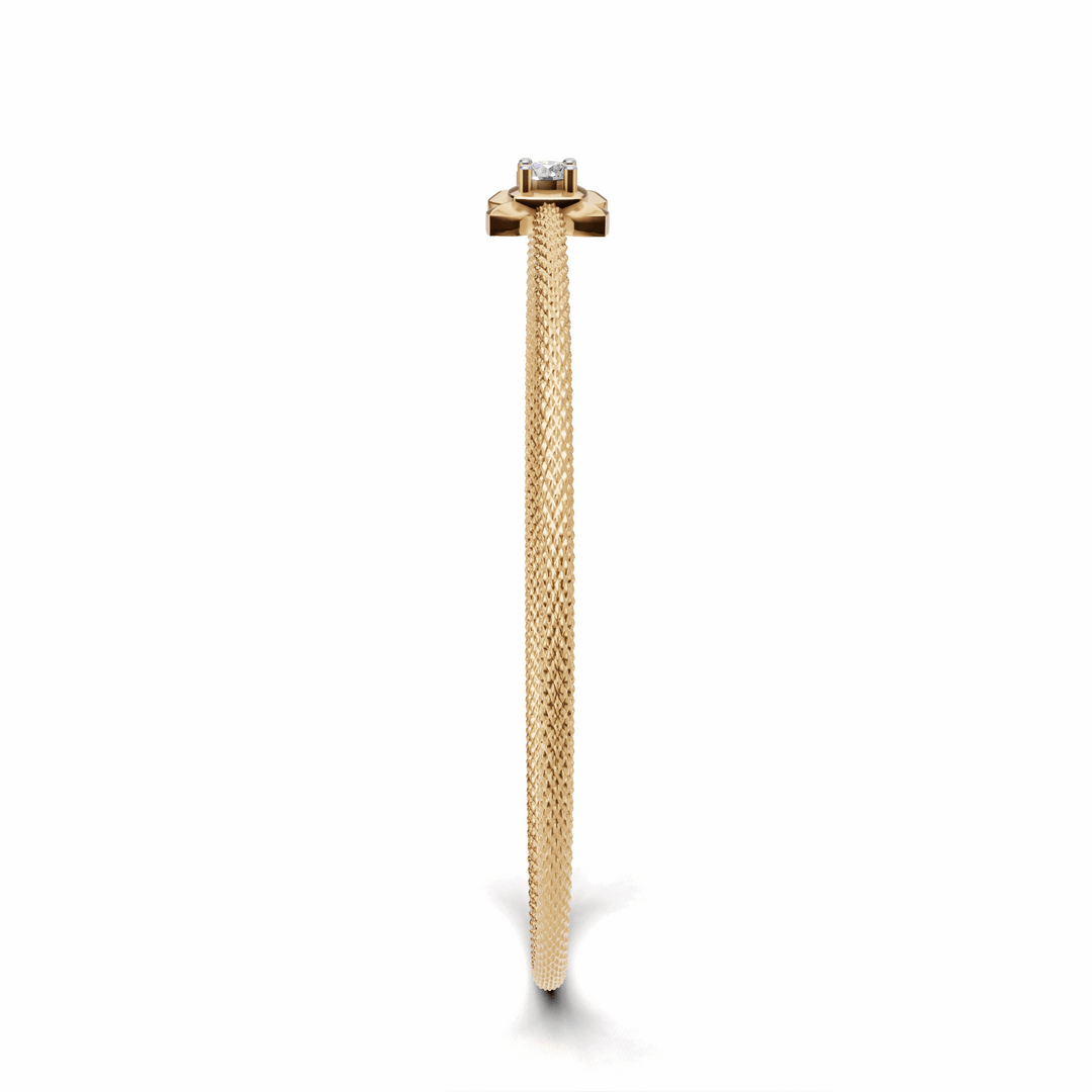 Golden Cross Bracelet - 18Kt Gold vermeil