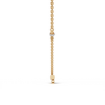 Load image into Gallery viewer, Diamond Bow Pendant Necklace-18Kt Gold vermeil
