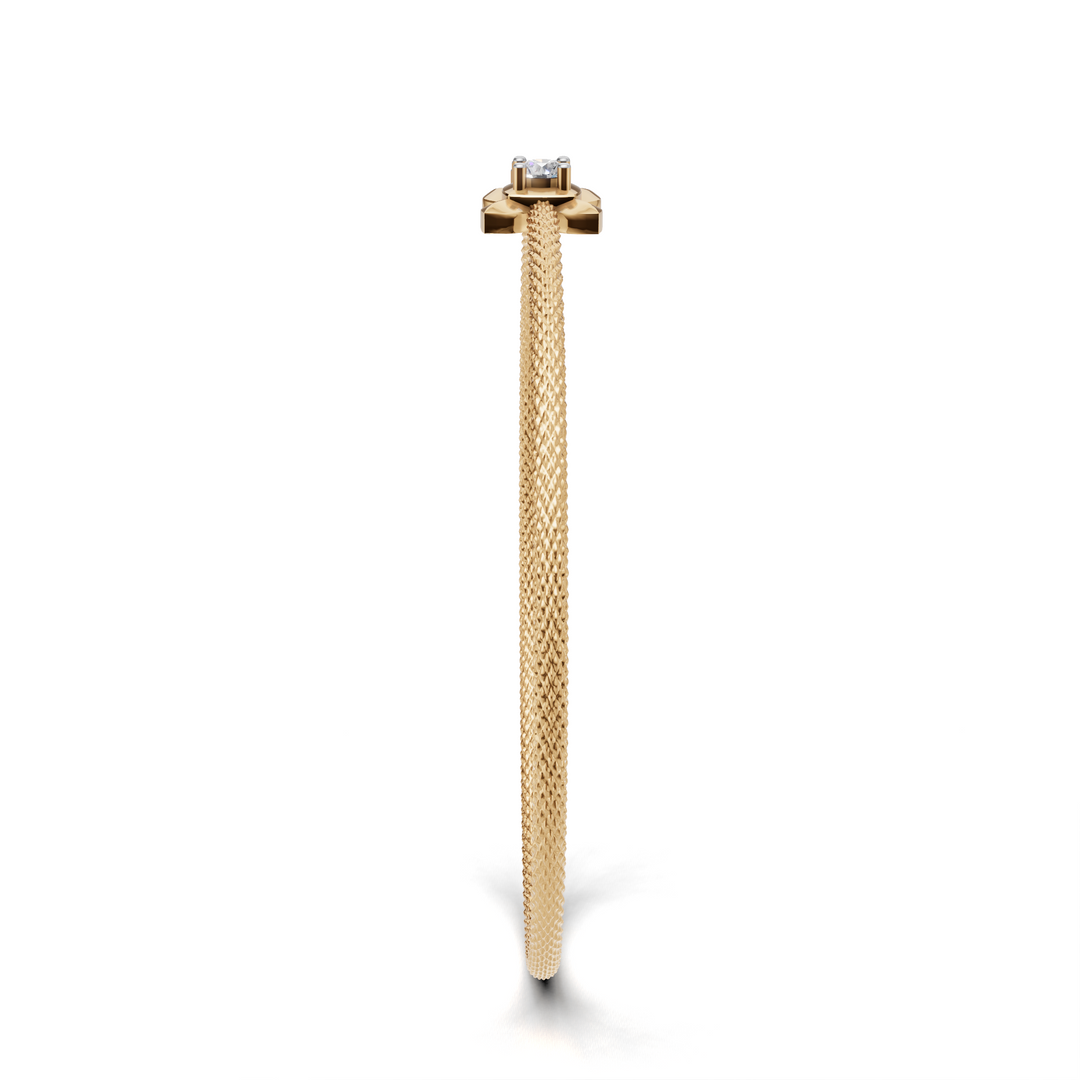 Golden Cross Bracelet - 18Kt Gold vermeil