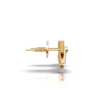 Load image into Gallery viewer, Arrowhead Diamond Studs Earring- 18Kt Gold vermeil
