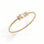 Golden Cross Bracelet - 18Kt Gold vermeil