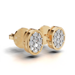 Load image into Gallery viewer, Stardust Swirl Earring - 18Kt Gold vermeil
