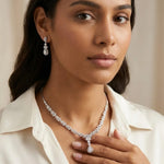 Load image into Gallery viewer, Marquise &amp; Dew Drop Necklace