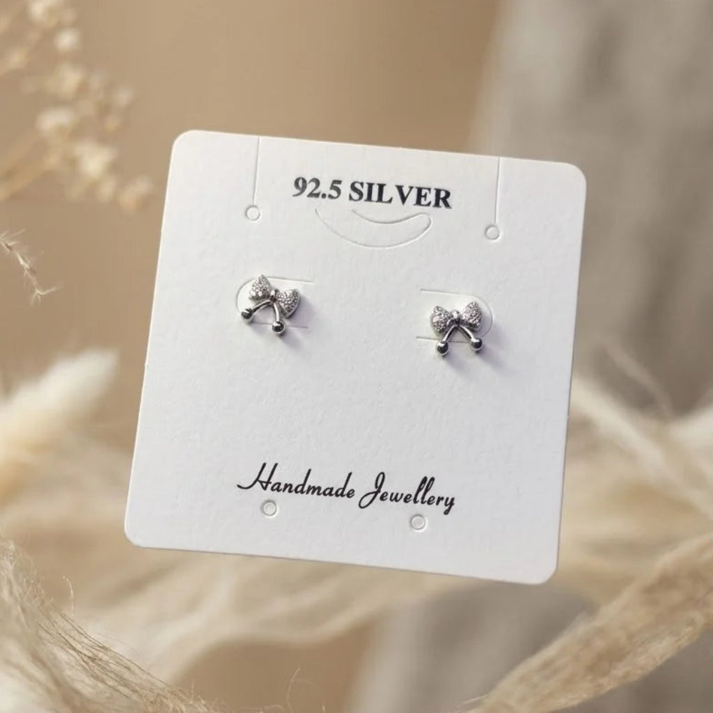 Cherry Blossom Bow Studs