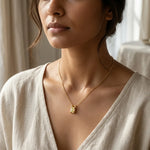 Load image into Gallery viewer, The Prism Pendant- 18Kt Gold Vermeil