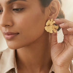 Load image into Gallery viewer, The Aurelia Fluted Petal Earrings