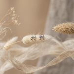 Load image into Gallery viewer, Cherry Blossom Bow Studs