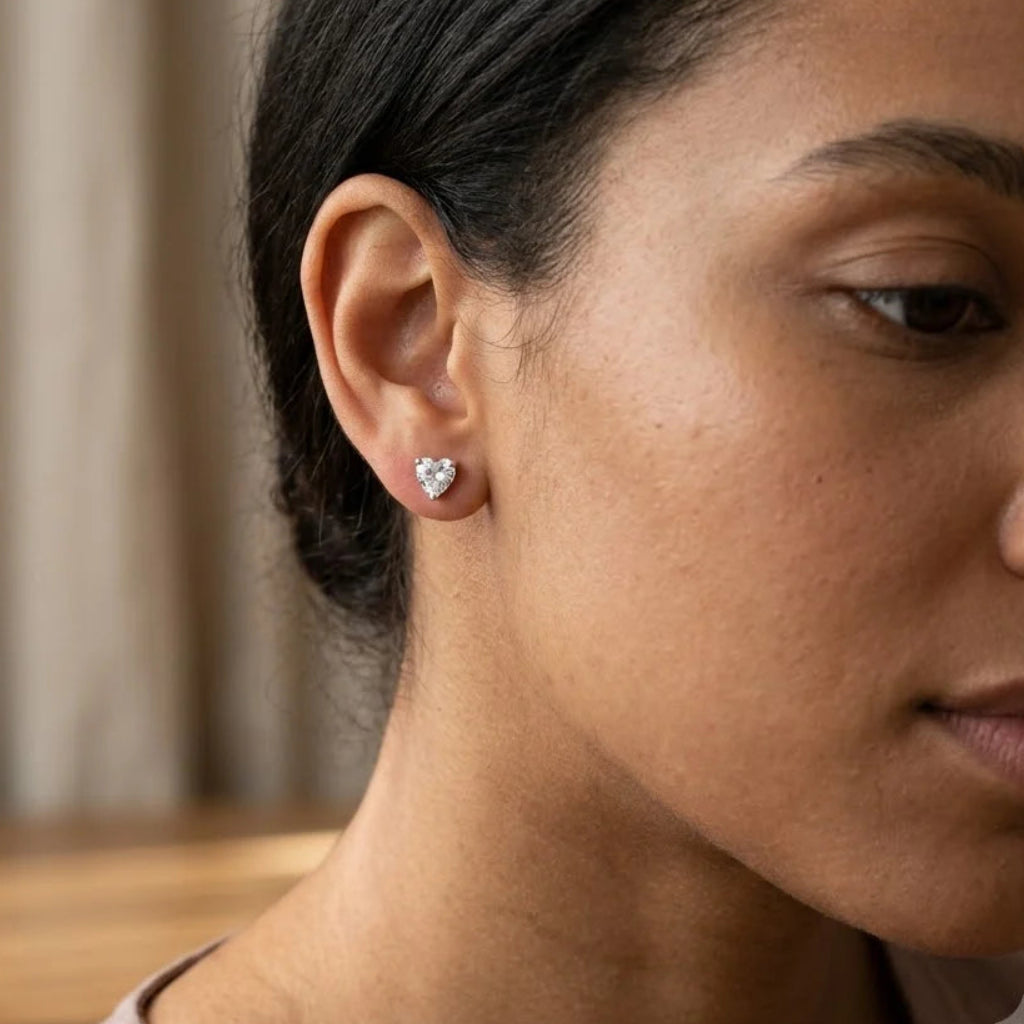 Heart Stud earring