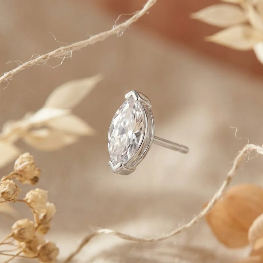Marquise Stud earring
