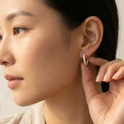 Star Link Hoop Earring