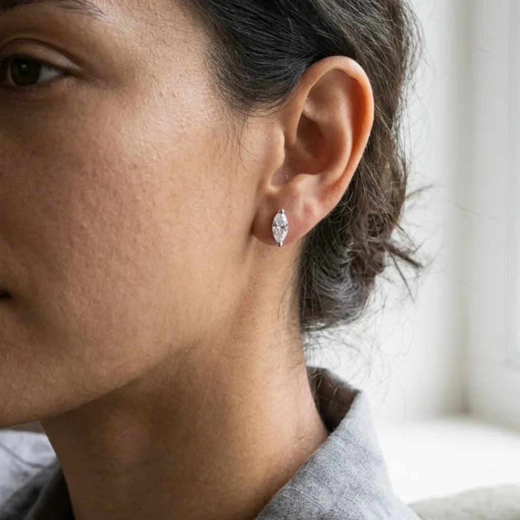 Marquise Stud earring