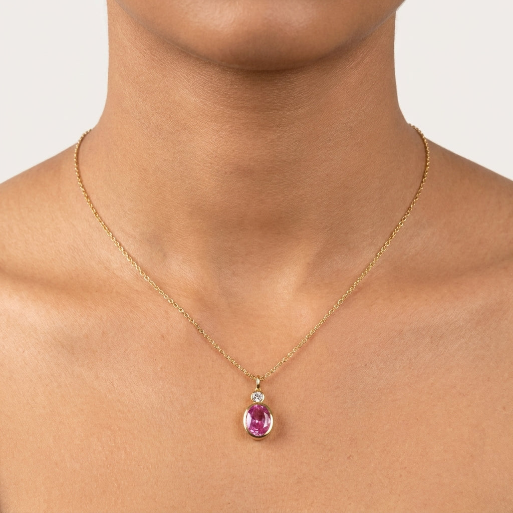 Aura Pendant- 18Kt Gold Vermeil