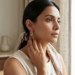 Load image into Gallery viewer, The Aura Link Drop Earring-18Kt Gold Vermeil