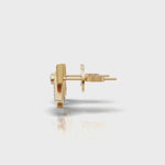 Load and play video in Gallery viewer, Arrowhead Diamond Studs Earring- 18Kt Gold vermeil
