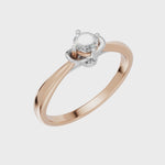 Load and play video in Gallery viewer, Floral Embrace Ring - 18Kt Rose Gold Vermeil
