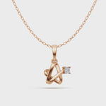 Load and play video in Gallery viewer, Super Star Pendant(without chain) - 18Kt Rose Gold vermeil
