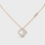 Load and play video in Gallery viewer, The &quot;Petal Luxe&quot; Necklace-18Kt Rose Gold vermeil
