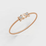Load and play video in Gallery viewer, Golden Cross Bracelet - 18Kt Rose Gold vermeil

