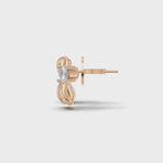 Load and play video in Gallery viewer, Super Star Earring - 18Kt Rose Gold vermeil
