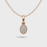 Load and play video in Gallery viewer, Stardust Swirl Pendant(without chain) - 18Kt Rose Gold vermeil
