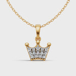 Load and play video in Gallery viewer, Queen&#39;s Pendant - 18Kt Gold vermeil
