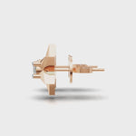 Load and play video in Gallery viewer, Sun Star Earring - 18Kt Rose Gold vermeil
