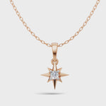 Load and play video in Gallery viewer, Sun Star Pendant(without chain) - 18Kt Rose Gold vermeil
