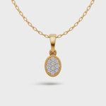 Load and play video in Gallery viewer, Stardust Swirl Pendant - 18Kt Gold vermeil
