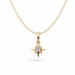 Load image into Gallery viewer, Sun Star Pendant - 18Kt Gold vermeil
