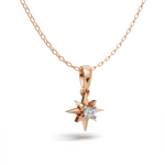 Load image into Gallery viewer, Sun Star Pendant(without chain) - 18Kt Rose Gold vermeil
