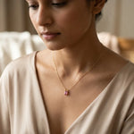 Load image into Gallery viewer, The Prism Pendant- 18Kt Gold Vermeil