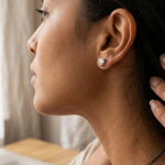 Load image into Gallery viewer, Heart Stud earring