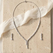 Celestial Duo Bar & Drop Necklace Set